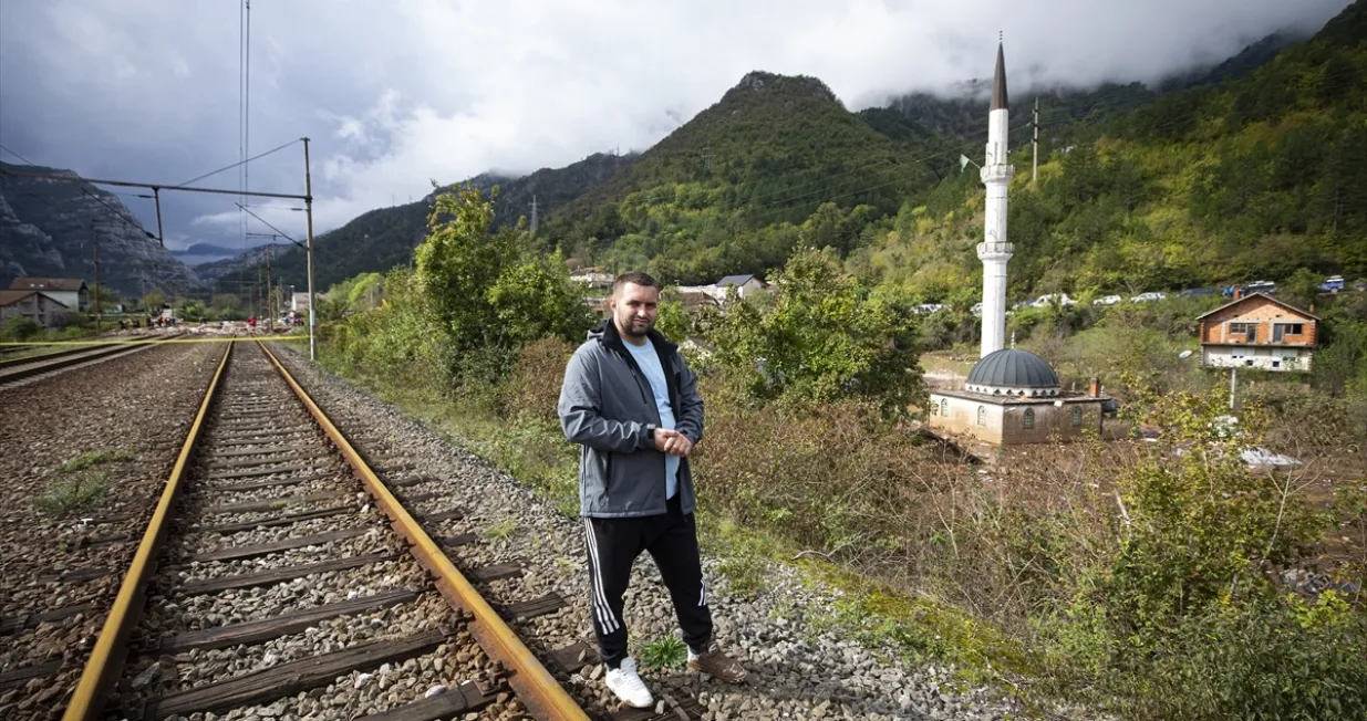 Imam Semir ef. Jahić, Donja Jablanica, klizište, poplave u BiH, poplava u Jablanici/Anadolija/