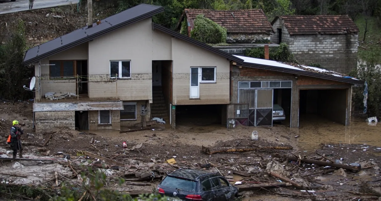 Donja Jablanica, klizište, poplave u BiH, poplava u Jablanici, dan nakon katastrofe/Anadolija/