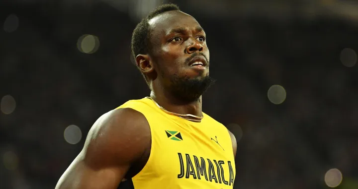 epa08624547 (FILE) - Jamaican sprint legend Usain Bolt reacts after competing in the men's 100m heats at the London 2017 IAAF World Championships in London, Britain, 04 August 2017 (re-issued on 25 August 2020). World-record sprinter and eight-time Olympic champion Usain Bolt has been tested positive for the coronavirus COVID-19 disease, Jamaica's health ministry confirmed late 24 August 2020. Bolt is self-isolating at his home in Jamaica after celebrating his 34th birthday last week with a mask-free party. EPA/FRANCK ROBICHON *** Local Caption *** 53686426
