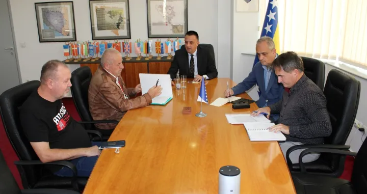 Vedran Lakić sa predstavnicima radnika Vitezita/Fmeri