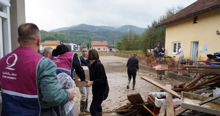 Qatar Charity obezbijedio pomoć građanima poplavama i klizištima pogođenim područjima u BiH/Yunus Demirbas