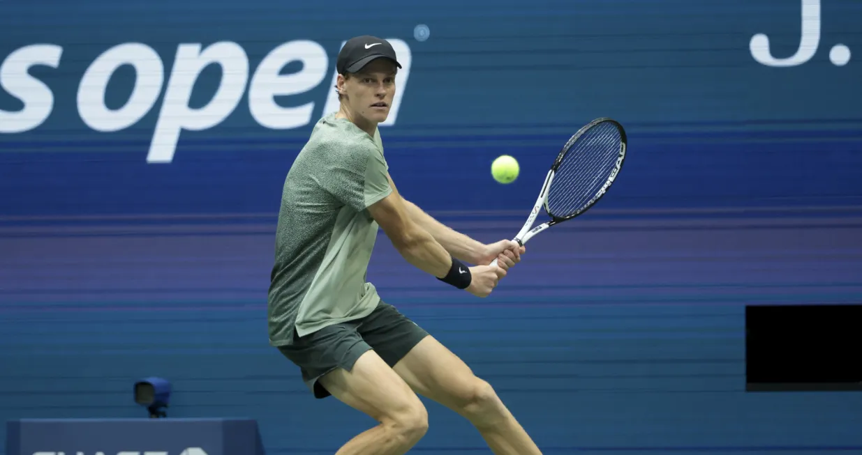 Jannik Sinner of Italy during day 12 of the 2024 US Open, Grand Slam tennis tournament on 6 September 2024 at USTA Billie Jean King National Tennis Center in New York, United States (Photo by /Sipa USA) Photo: IPA/SIPA USA