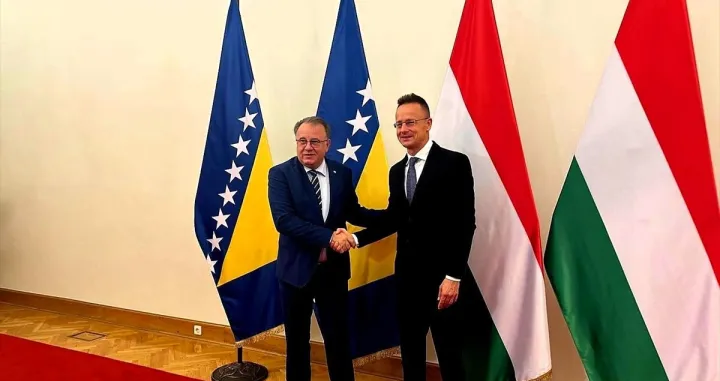 Nermin Nik&scaron;ić i Peter Szijjarto/Anadolija/