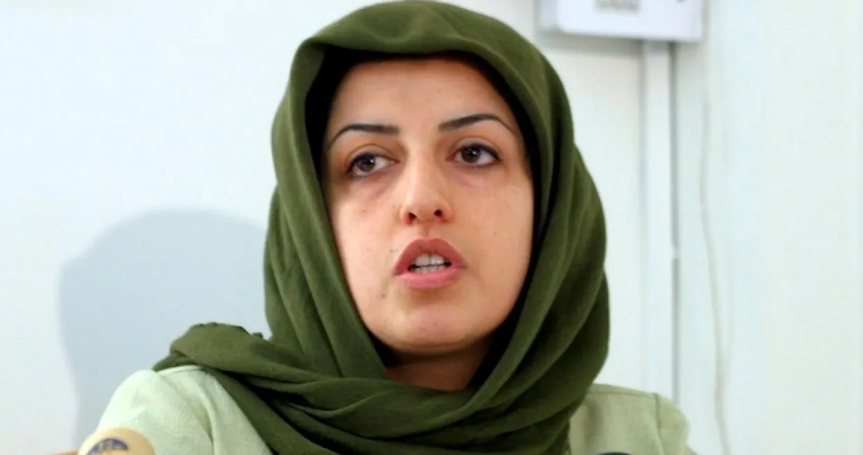  iranska nobelovka Narges Mohamadi EPA/