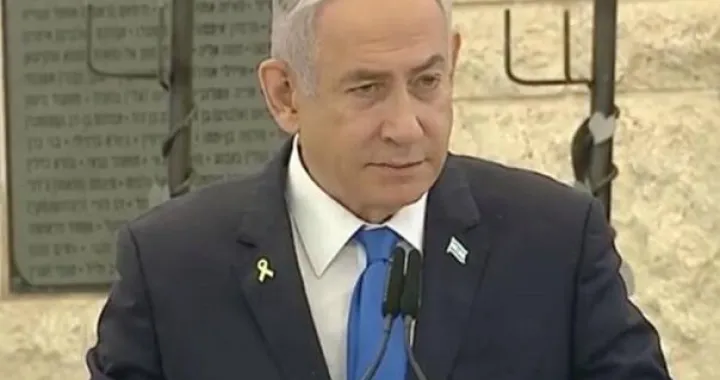 benjamin netanyahu prekinut govor porodice talaca/