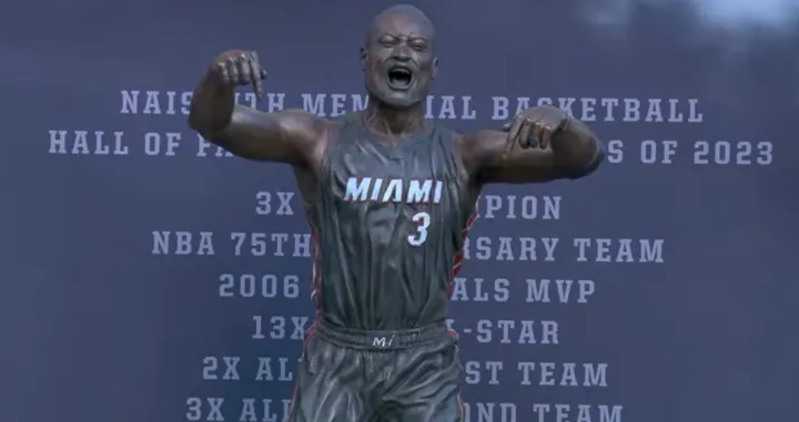 Dwayne Wade statua