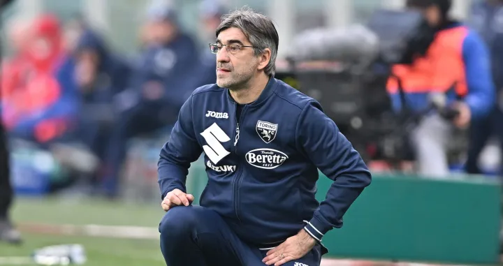 epa10389090 Torino coach Ivan Juric reacts during the Italian Serie A soccer match between Torino FC and Hellas Verona FC at the Olimpico Grande Torino stadium in Turin, Italy, 04 January 2023. EPA/Alessandro Di Marco