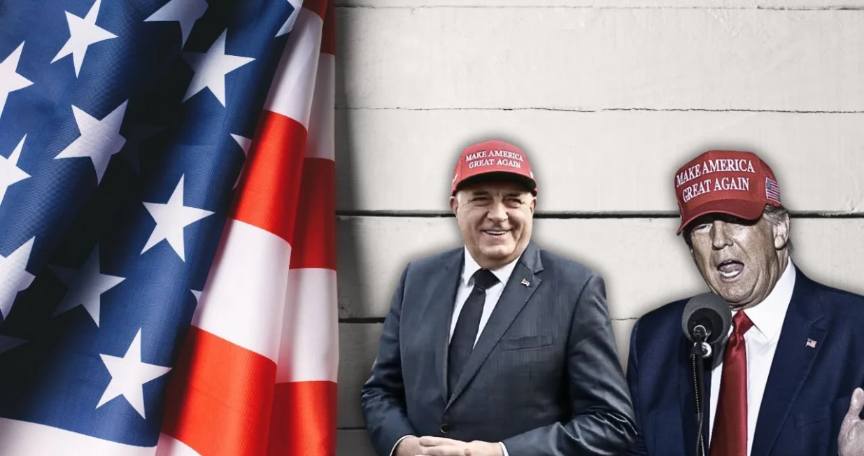 Slavi i Dodik/ Ilustracija/ Amir Papić/