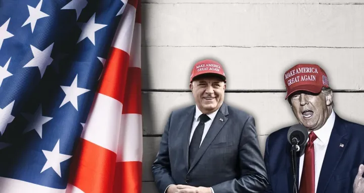 Slavi i Dodik/ Ilustracija/ Amir Papić/