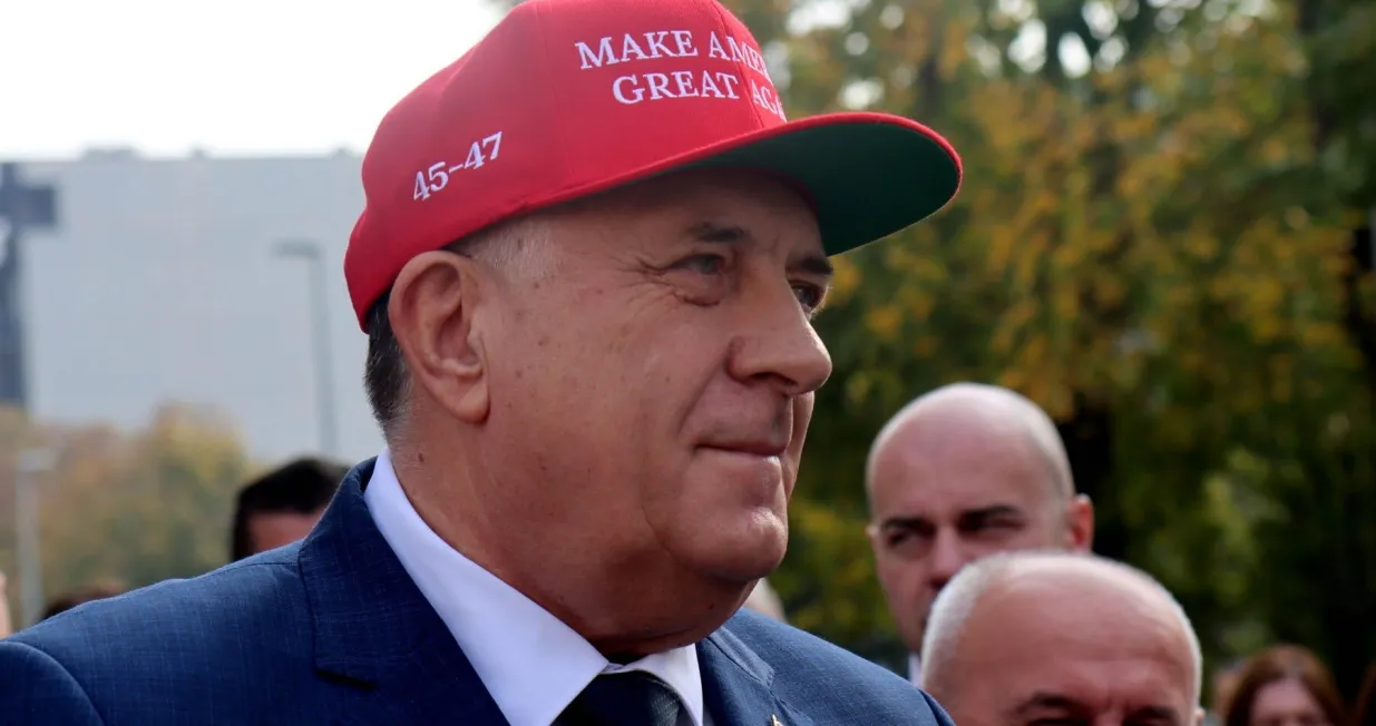 Milorad Dodik slavi pobjedu Donalda Trumpa/X/