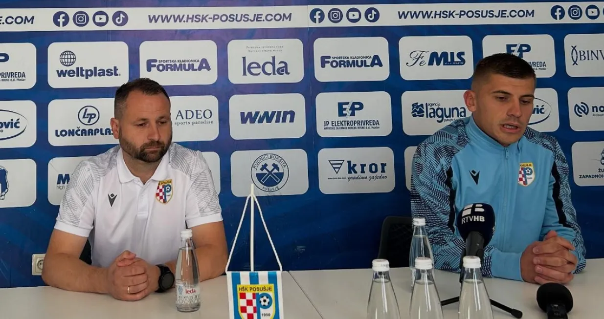 Borislav Grbavac - član stručnog štaba PosušjaNikola Mandić - fudbaler Posušja