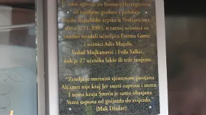 Obilježavanje 28.godišnjice ubistva učiteljice Fatime Gunić i njena tri učenika - Osnovna škola "Fatima Gunić"/Senad Gubelić
