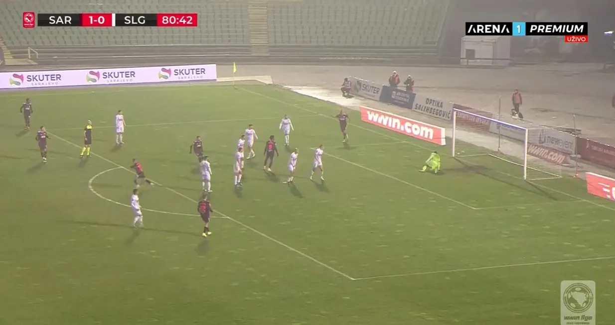 Mustafić gol protiv Sloge