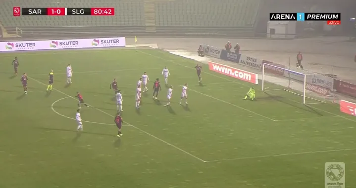 Mustafić gol protiv Sloge