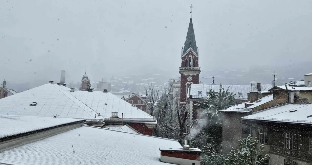 Sarajevo snijeg 17 april 2024 /Lejla Sofradžija