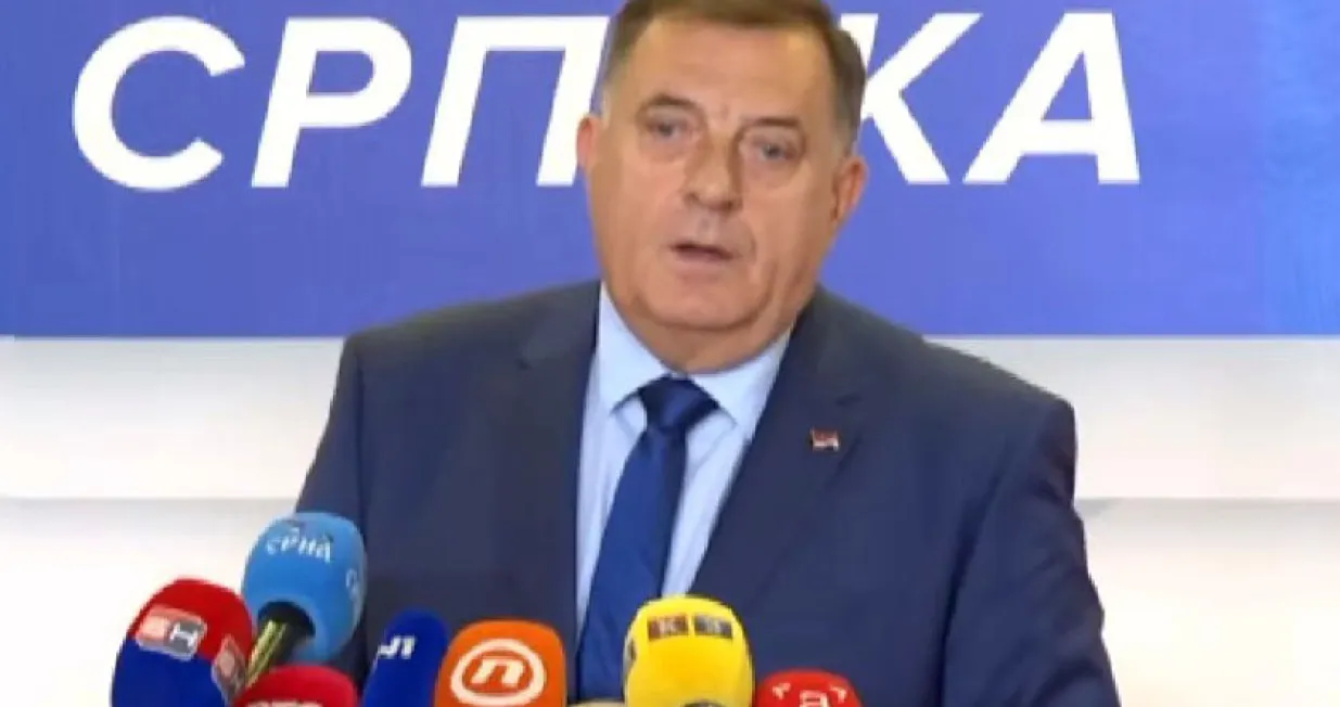 dodik pres nakon izbora/Screenshot/