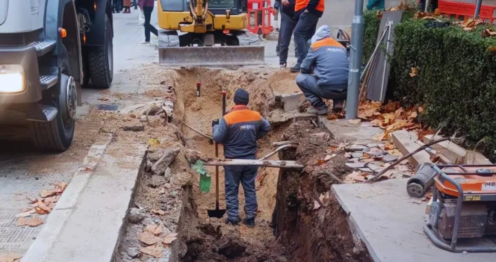 Radovi na popravkama vodovodnog sistema u Sarajevu/Kjkp Vik