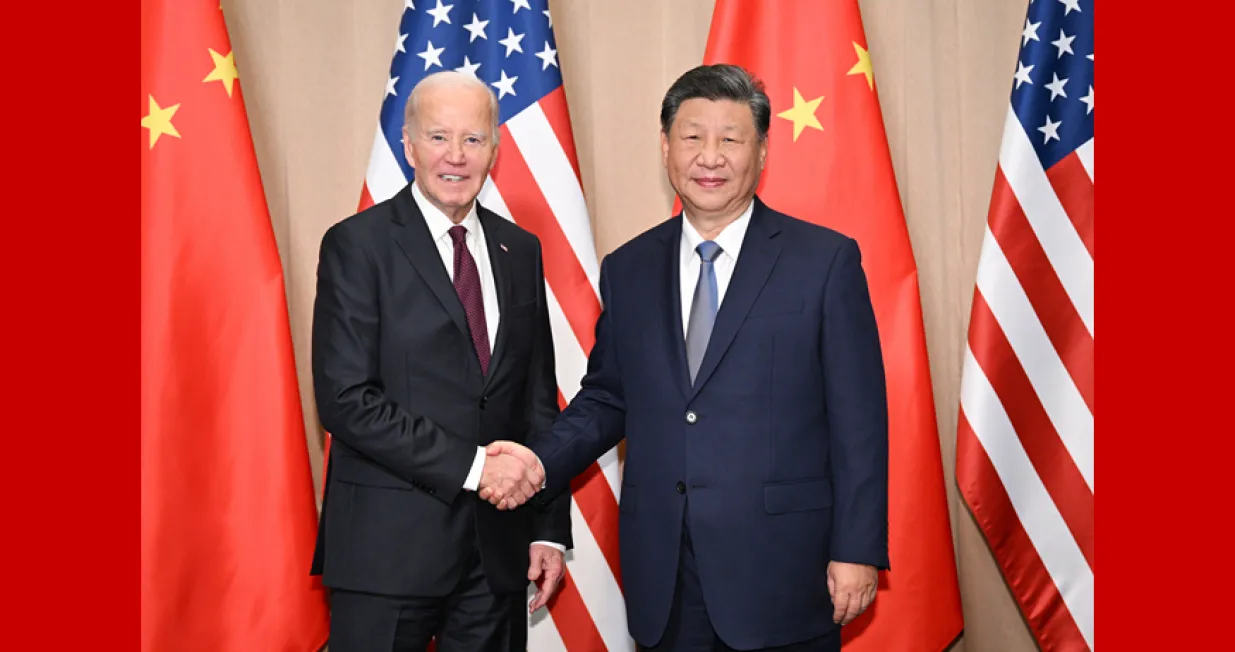 Biden i Jinping/