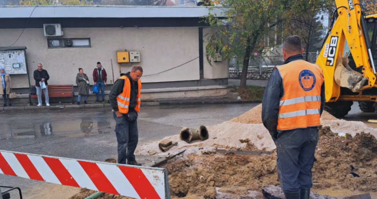 Radovi na vodovodnoj mreži u Sarajevu/Facebook