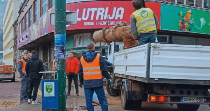 Radovi na popravkama kvarova širom Sarajeva/Kjkp Vik