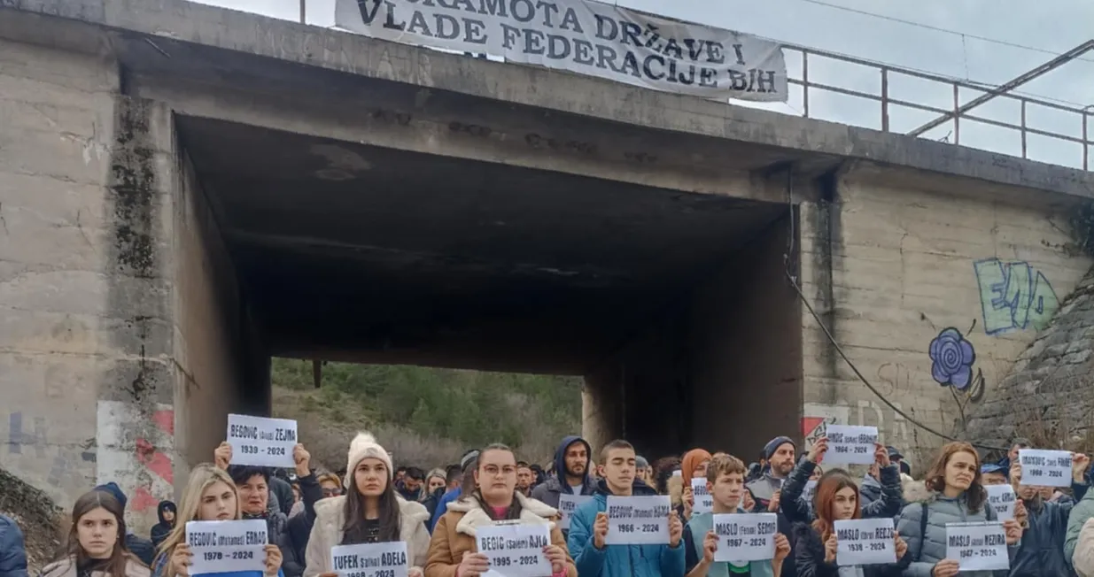 donja jablanica protest/Džemila Busnov/