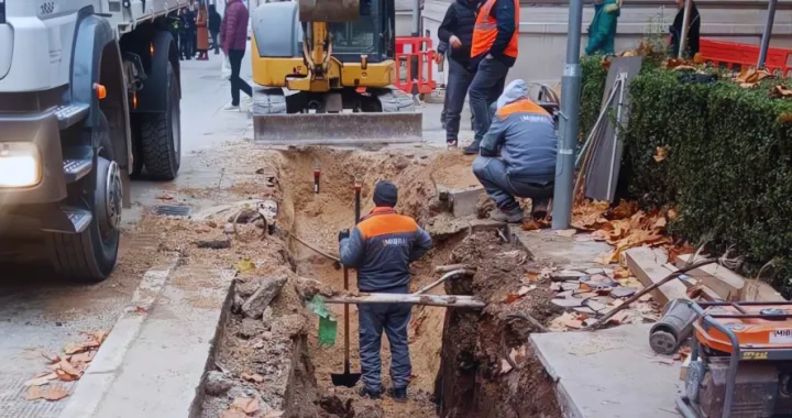 Radovi na popravkama vodovodnog sistema u Sarajevu/Kjkp Vik