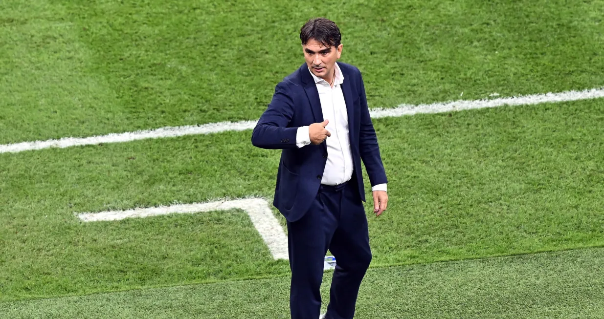 epa10370319 Head coach Zlatko Dalic of Croatia during the FIFA World Cup 2022 third place soccer match between Croatia and Morocco at Khalifa International Stadium in Doha, Qatar, 17 December 2022. EPA/Noushad Thekkayil