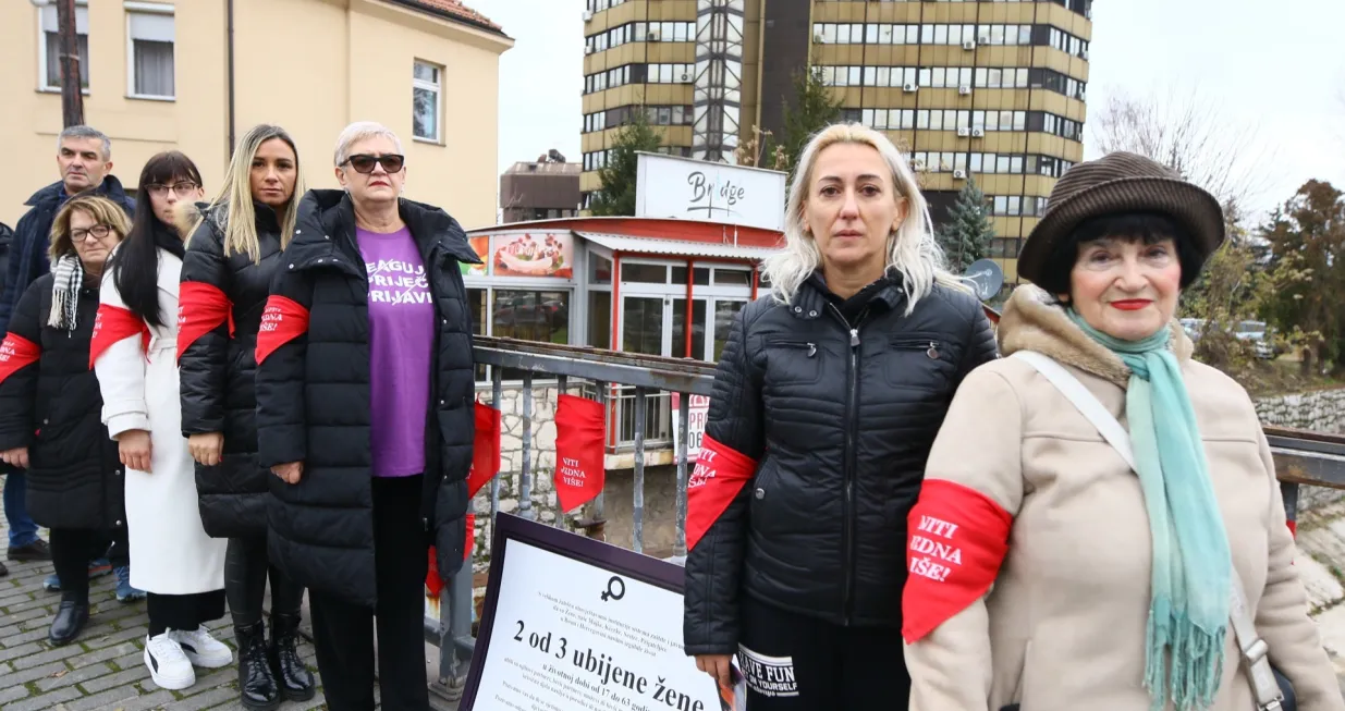 Zenica protest protiv femicida/Muhamed Tunović/Muhamed Tunovic