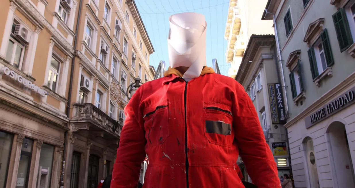 Performans umjetnika Željka Jančića Zeca/