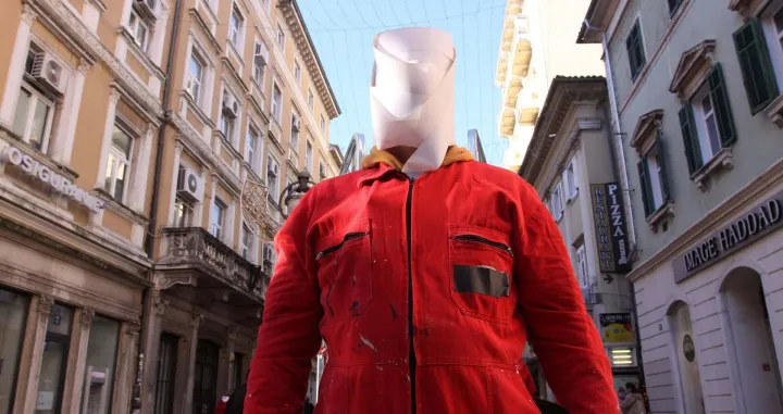 Performans umjetnika Željka Jančića Zeca/