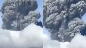 Eruptirao vulkan/Printscreen/X.com/