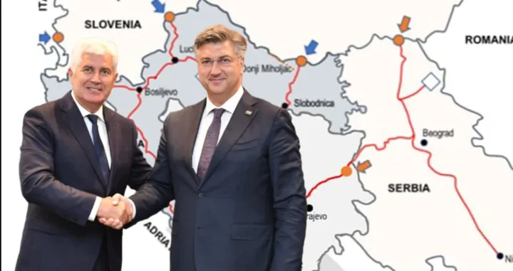 Dragan Čović i Andrej Plenković, Južna interkonekcija/S.m.