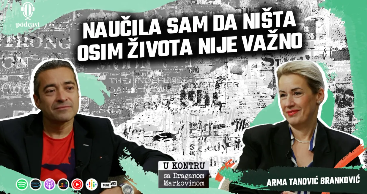 Arma Tanović Branković U kontru sa Draganom Markovinom/Podcast Oslobodjenje