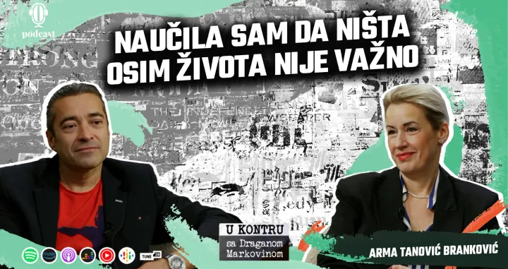 Arma Tanović Branković U kontru sa Draganom Markovinom/Podcast Oslobodjenje