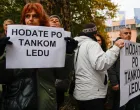 Protesti za grijanje Vogošća/Damir Deljo