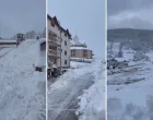 Bugojno, komšije Bošnjaci, čišćenje snijega kod crkve/Namik Šahinpašić