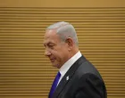 epa10396857 Israeli Prime Minister Benjamin Netanyahu arrives to attend his Likud party faction meeting at the Knesset, the Israeli Parliament in Jerusalem, 09 January 2023. EPA/ABIR SULTAN/Abir Sultan