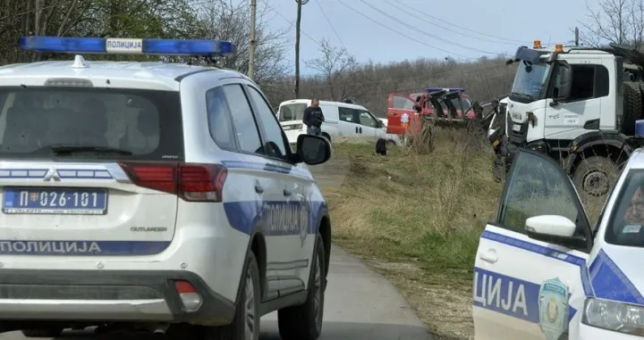 Policija, MUP Srbije, teška saobraćajna nesreća// 