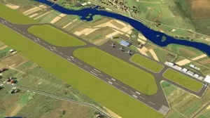 Nacrt arodroma u Bihaću/Screenshot