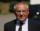 epa10113889 Felix Magath, German soccer manager and HSV icon, arrives for the memorial ceremony for former Hamburg SV soccer player Uwe Seeler at the Volkspark stadium in Hamburg, northern Germany, 10 August 2022. Former HSV soccer player Uwe Seeler died on 21 July 2022, at the age of 85. EPA/FOCKE STRANGMANN