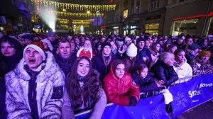 Desetine hiljada ljudi na dočeku Nove godine u Sarajevu/Anadolija