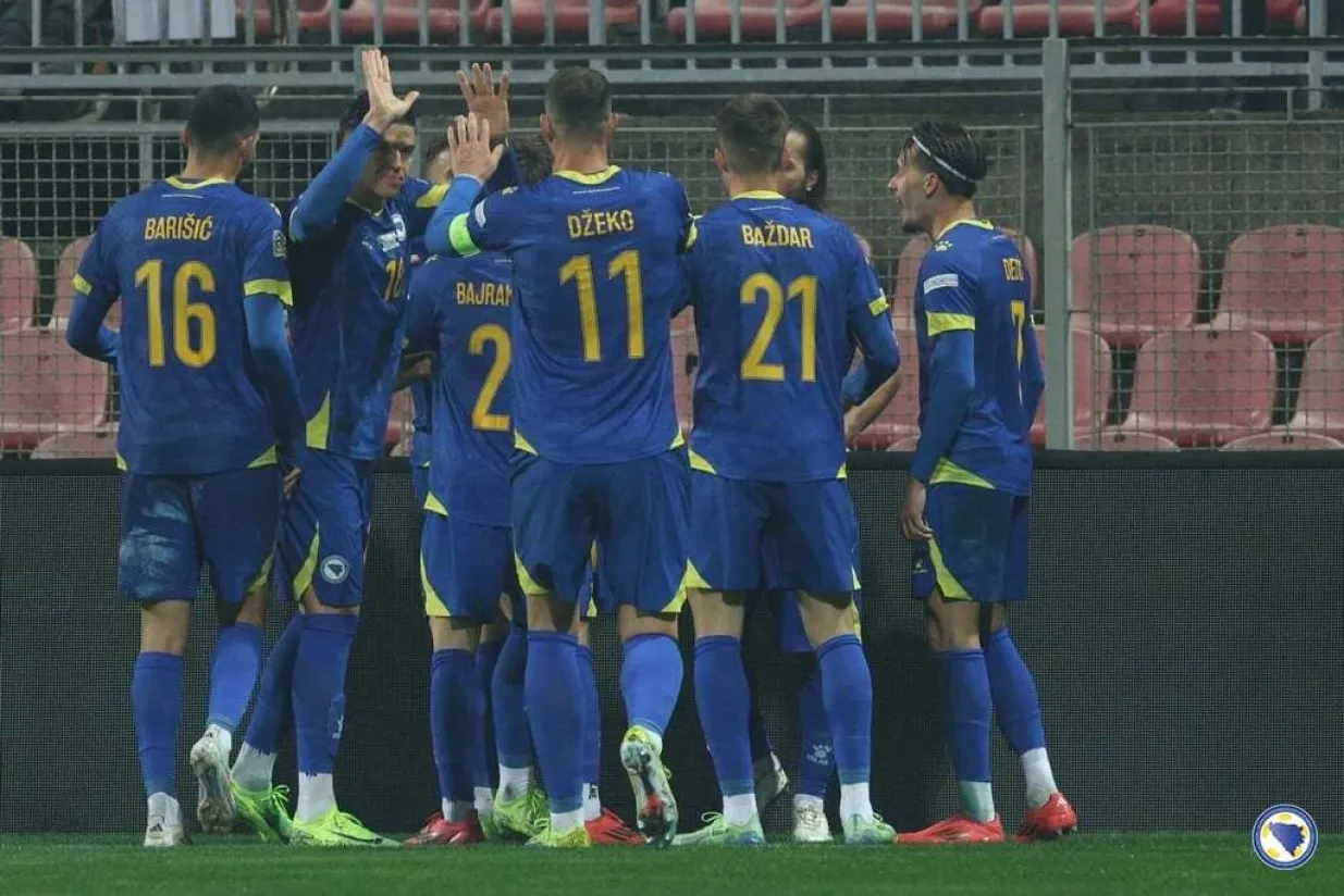 BiH - NizozemskaAdrian Leon BarišićEdin DžekoSamed BaždarAmar DedićIvan Šunjić Esmir BajraktarevićTarik Muharemović