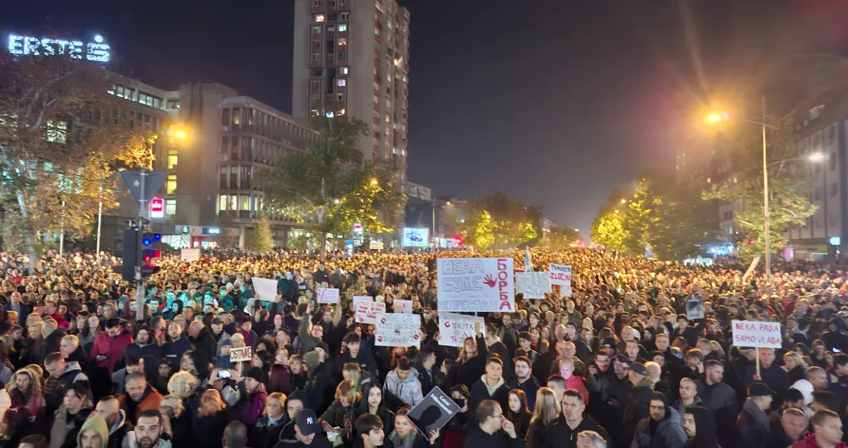 protesti novi sad srbija x twitter/