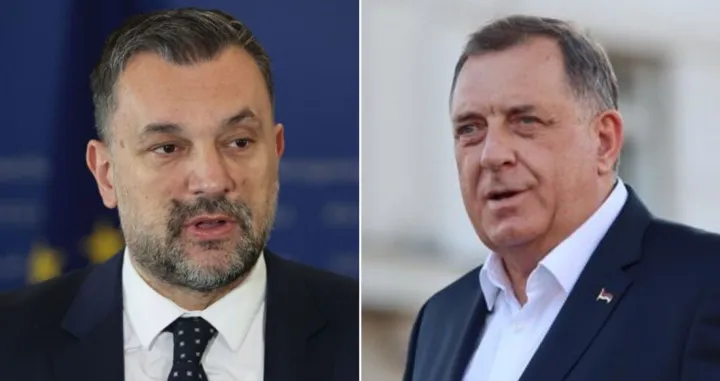 Elmedin Konaković i Milorad Dodik/Lejla Sofradžija