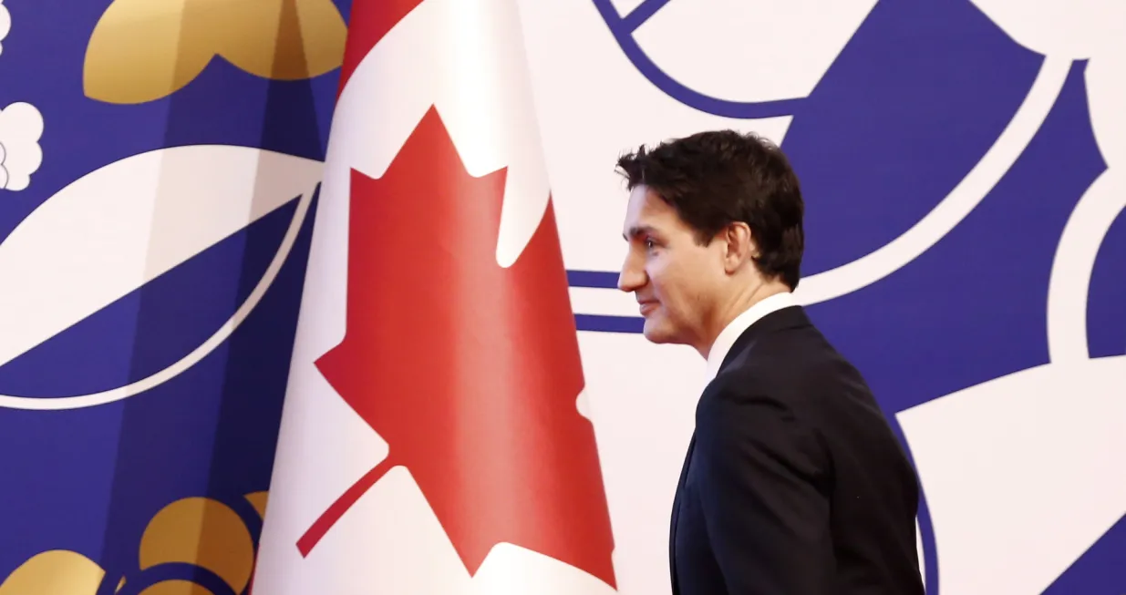 epa10301522 Canadian Prime Minister Justin Trudeau attends the ASEAN - Canada Commemorative Summit, part of the 40th and 41st Association of Southeast Asian Nations (ASEAN) Summit and Related Summits in Phnom Penh, Cambodia, 12 November 2022. The summits run through 13 November. EPA/KITH SEREY/Kith Serey