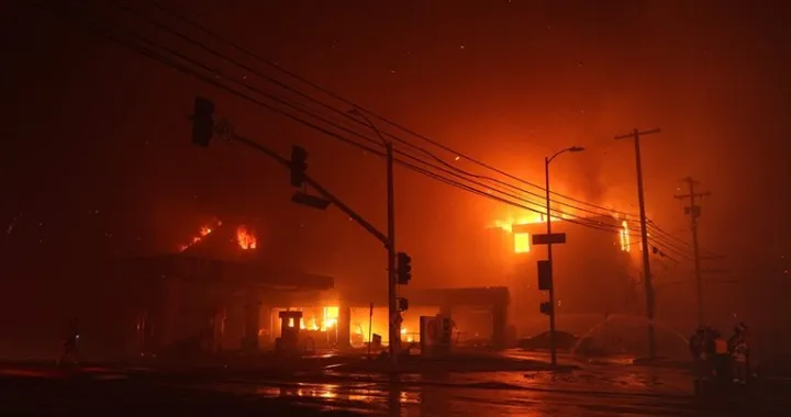 Požar u Los Angelesu/Epa