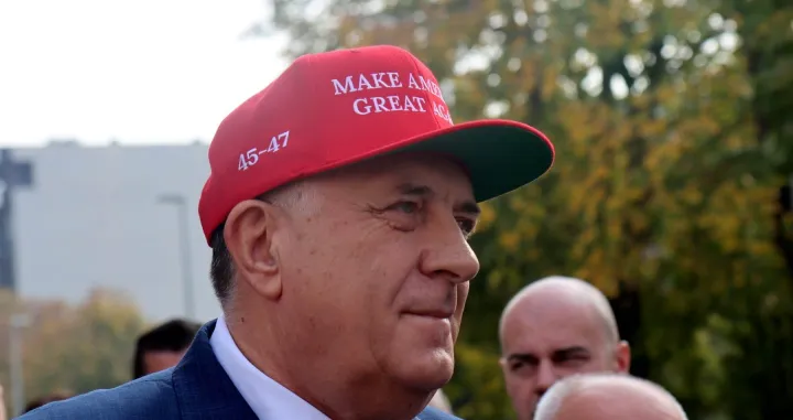 Milorad Dodik slavi pobjedu Donalda Trumpa/X/