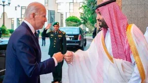 Joe Biden i MBS, 15. juli 2022./