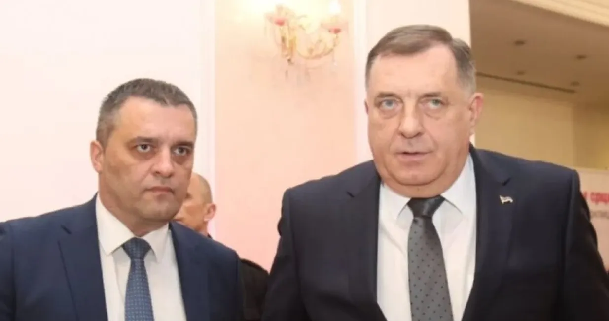 Bojan Kojić i Milorad Dodik/