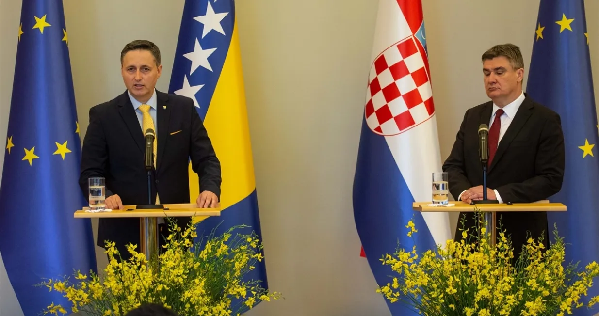 Denis Bećirović i Zoran Milanović/Anadolija